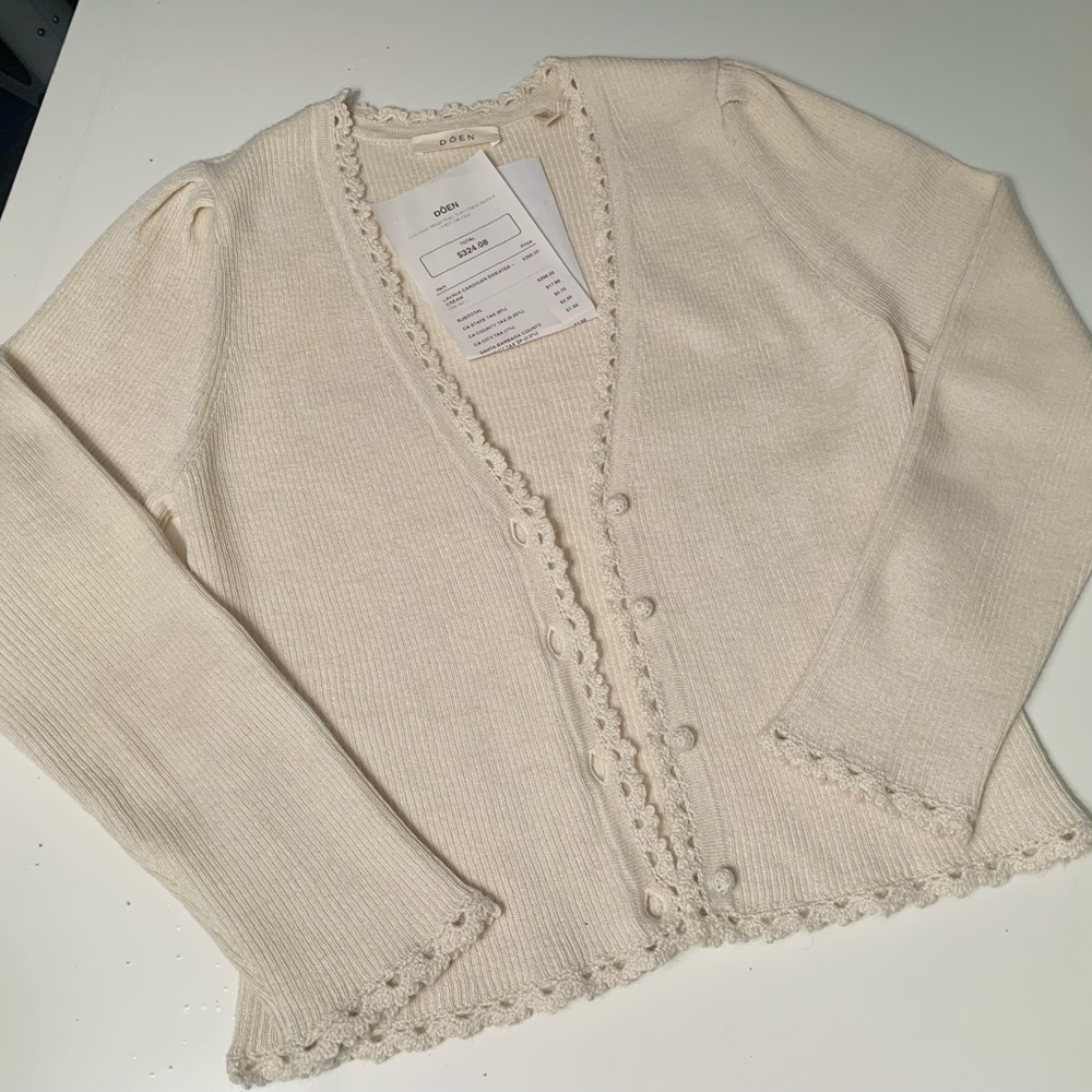 Doen Lavinia cardigan - NWOT